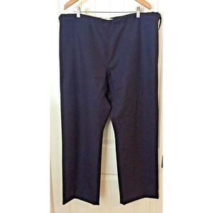 MARNI Deep Blue WOOL TROUSERS PANTS ~ 40 8 US